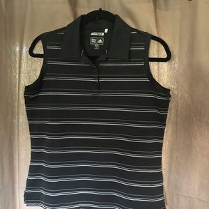 Adidas sleeveless golf shirt